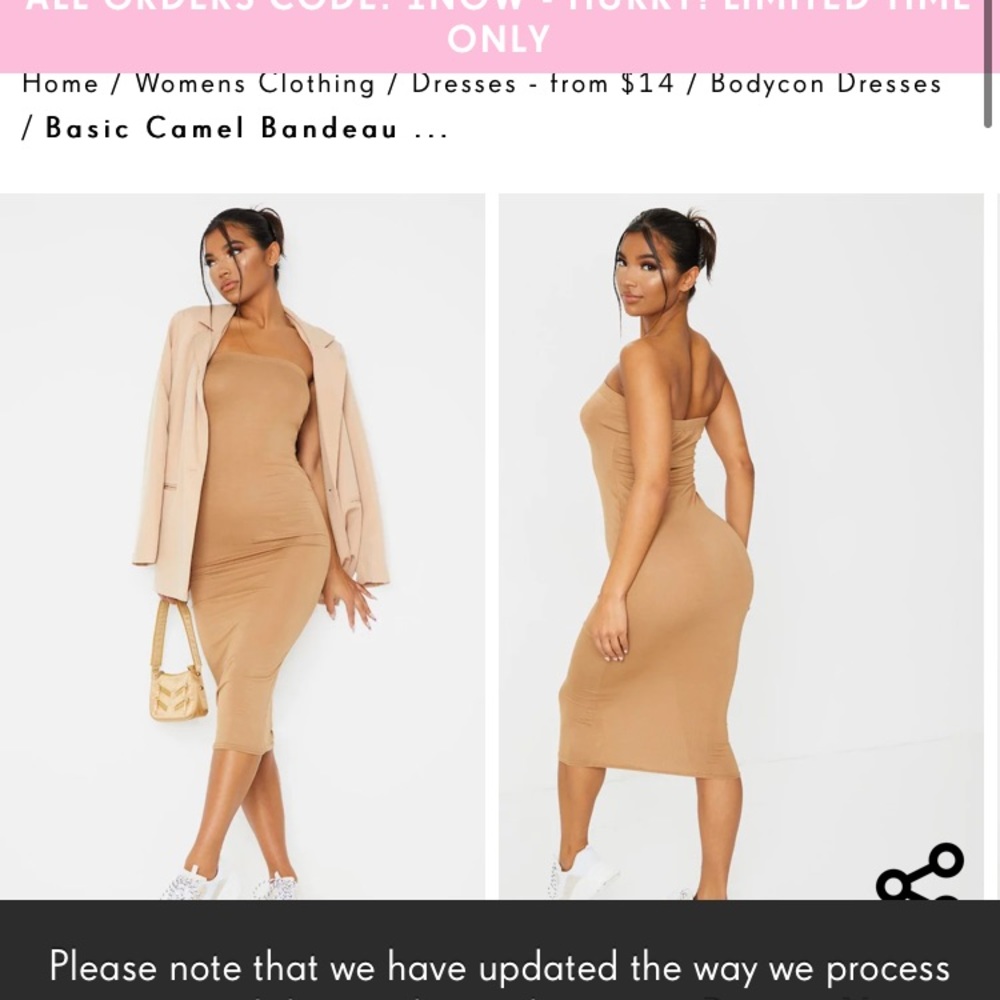 Brand new tube top dress